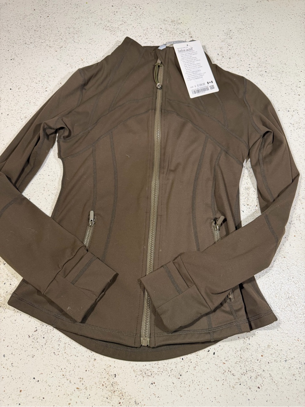 lululemon Define Olive green Full-Zip Utility Jacket